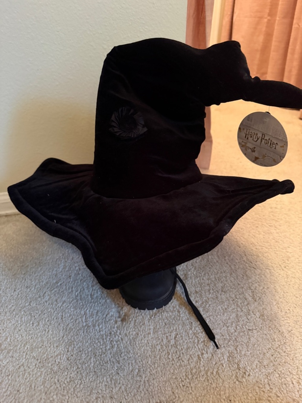 Harry PotterMcGonagall witch Hat Plush Costume Accessory - Black